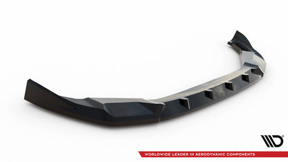 Frontlippe V.1 passend für BMW X3 M F97 FL schwarz Hochglanz