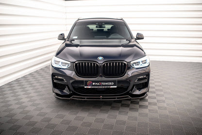 Frontlippe V.1 passend für BMW X3 M40d / M40i / M-Paket G01 schwarz Hochglanz
