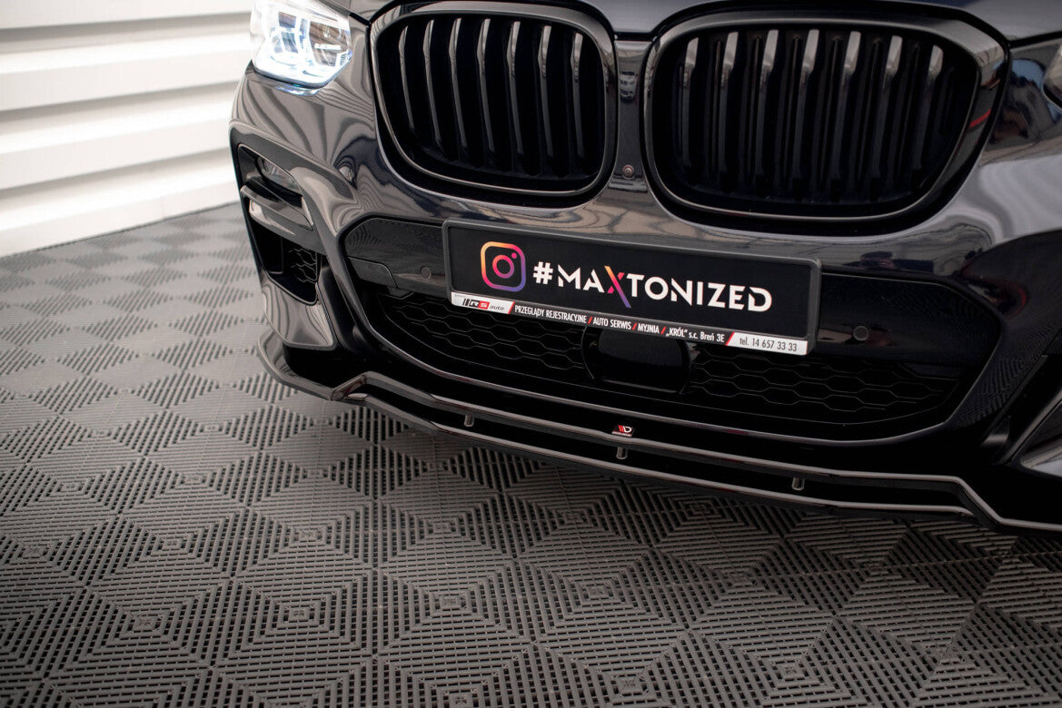 Frontlippe V.1 passend für BMW X3 M40d / M40i / M-Paket G01 schwarz Hochglanz