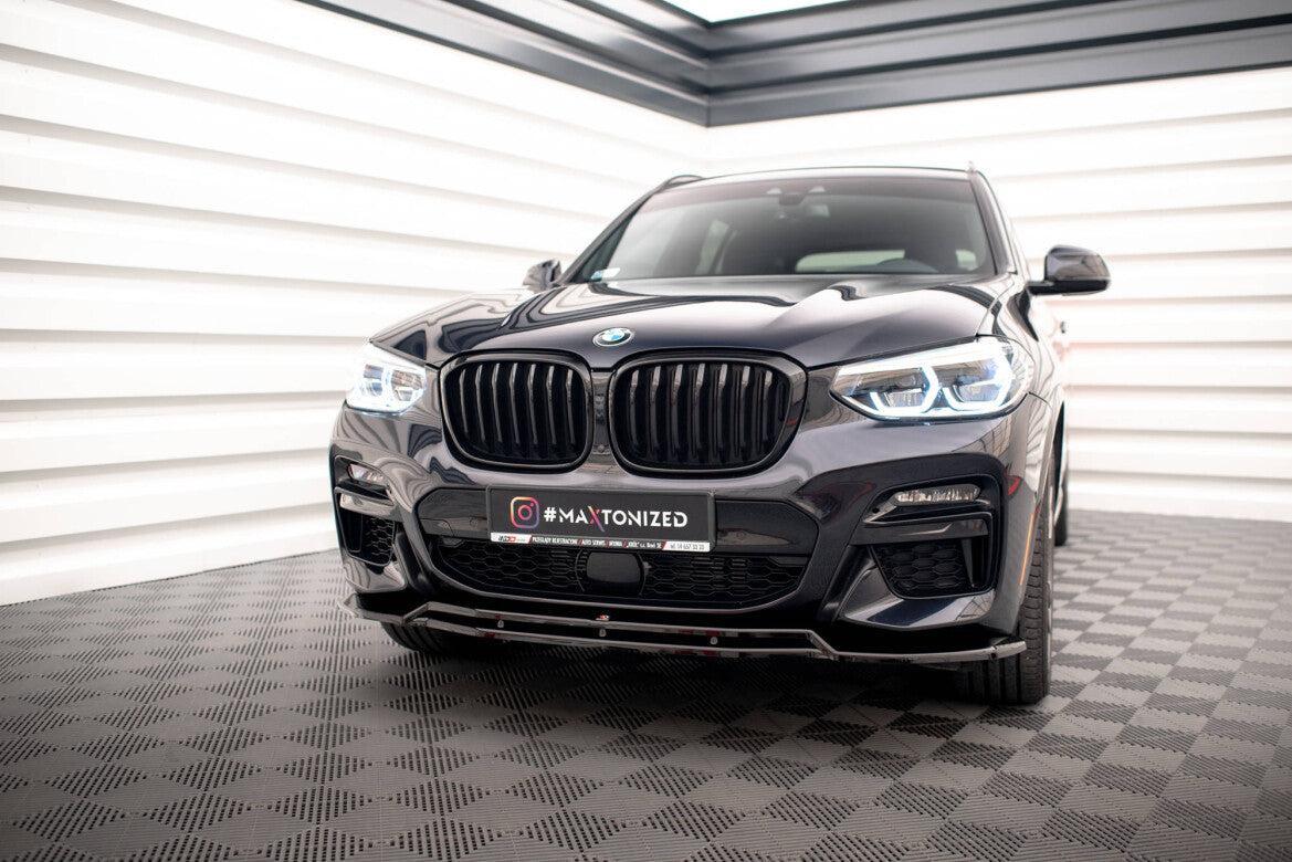 Frontlippe V.1 passend für BMW X3 M40d / M40i / M-Paket G01 schwarz Hochglanz