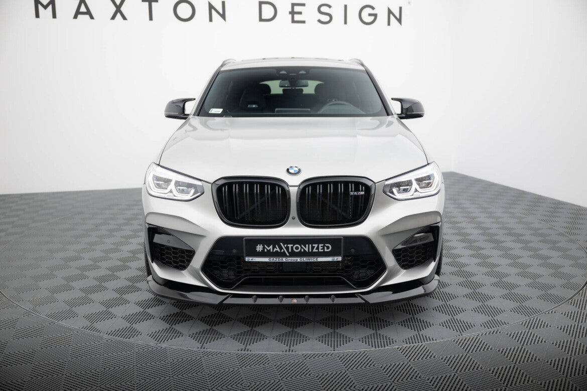 Frontlippe V.1 passend für BMW X4 M F98 schwarz Hochglanz