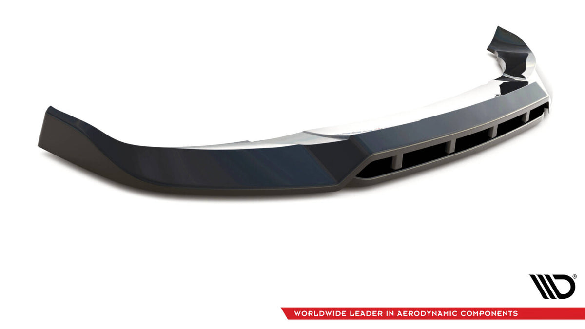 Frontlippe V.1 passend für BMW X4 M-Paket G02 FL schwarz Hochglanz