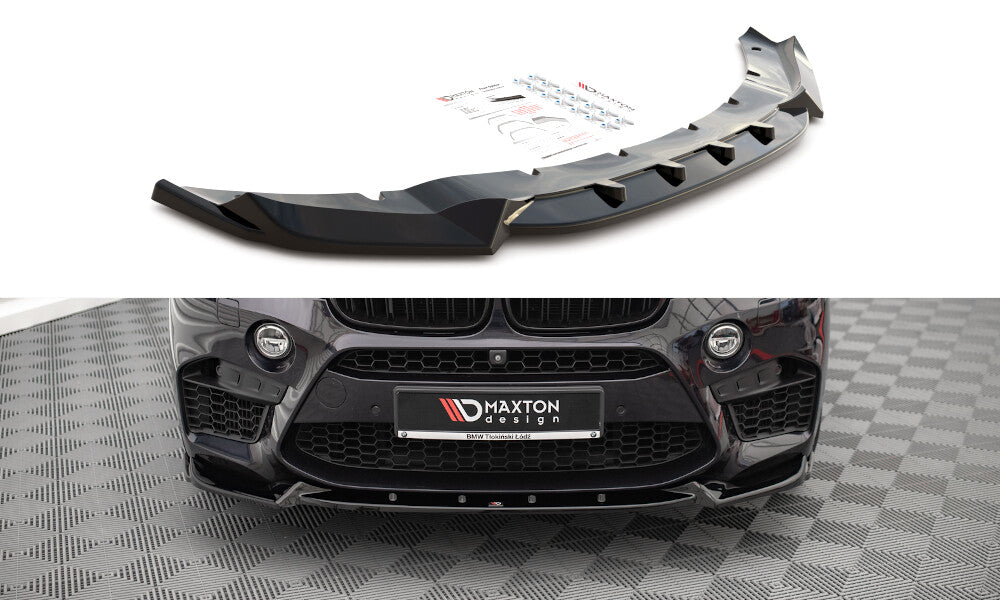 Frontlippe V.1 passend für BMW X5 M F85 / X6 M F86 schwarz Hochglanz