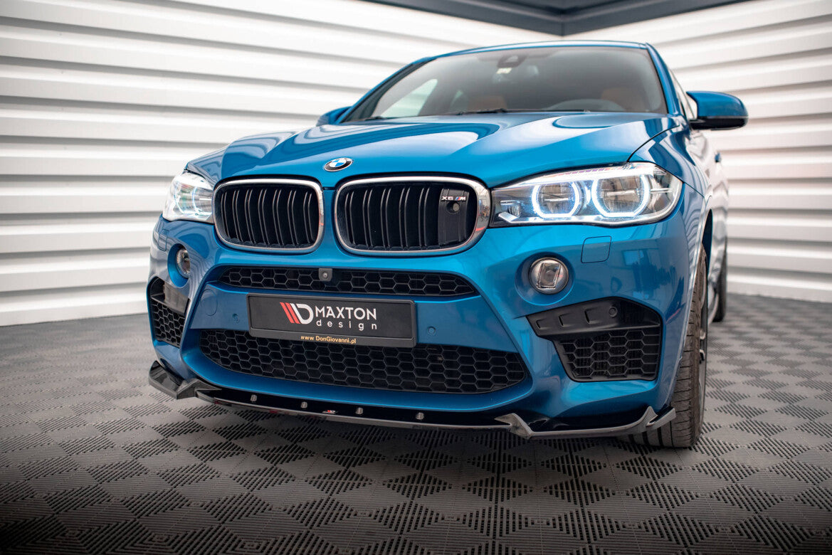 Frontlippe V.1 passend für BMW X5 M F85 / X6 M F86 schwarz Hochglanz