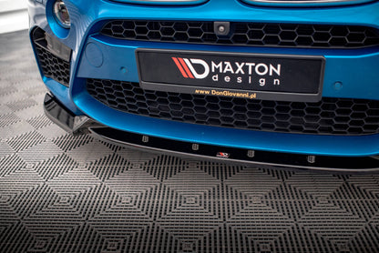 Frontlippe V.1 passend für BMW X5 M F85 / X6 M F86 schwarz Hochglanz