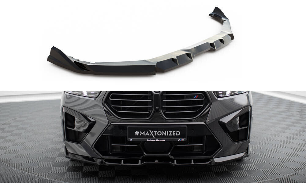 Frontlippe V.1 passend für BMW X5 M F95 FL schwarz Hochglanz