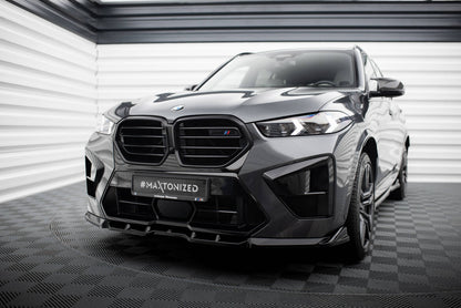 Frontlippe V.1 passend für BMW X5 M F95 FL schwarz Hochglanz