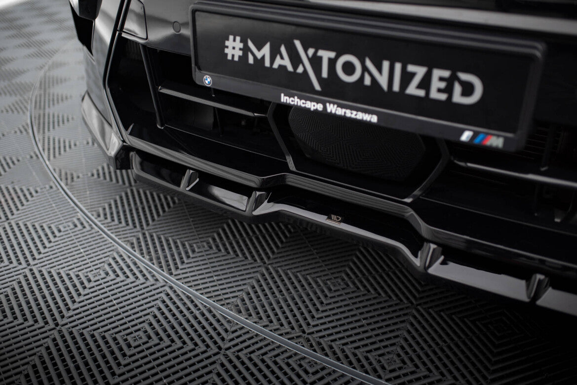 Frontlippe V.1 passend für BMW X5 M F95 FL schwarz Hochglanz
