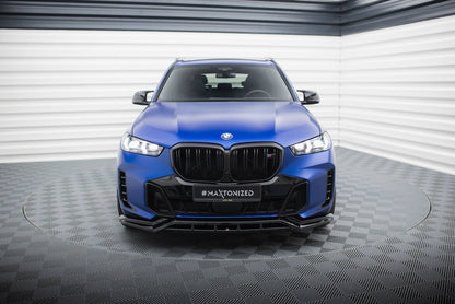 Frontlippe V.1 passend für BMW X5 M-Paket G05 FL schwarz Hochglanz