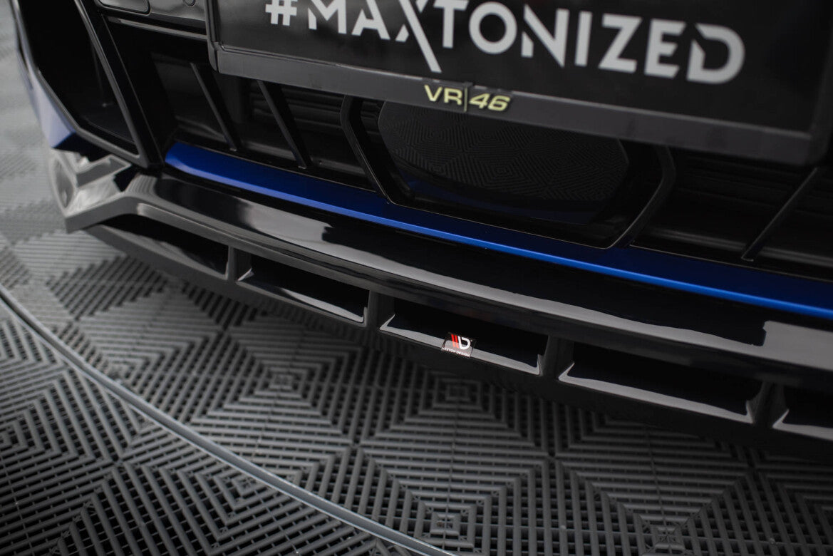 Frontlippe V.1 passend für BMW X5 M-Paket G05 FL schwarz Hochglanz