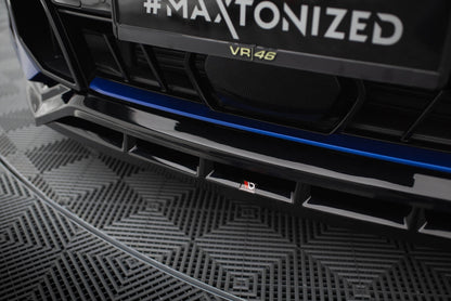 Frontlippe V.1 passend für BMW X5 M-Paket G05 FL schwarz Hochglanz