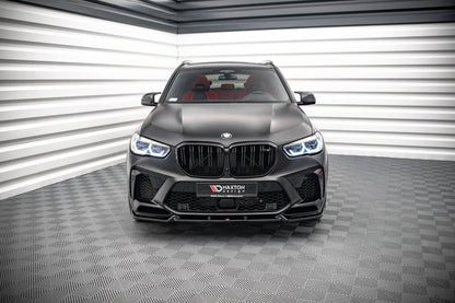 Frontlippe V.1 passend für BMW X5M F95 schwarz Hochglanz