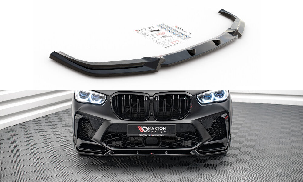 Frontlippe V.1 passend für BMW X5M F95 schwarz Hochglanz