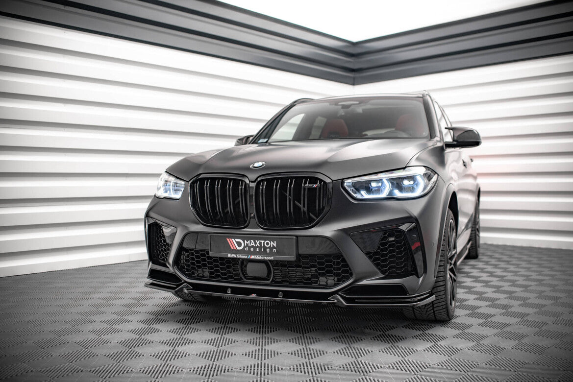 Frontlippe V.1 passend für BMW X5M F95 schwarz Hochglanz