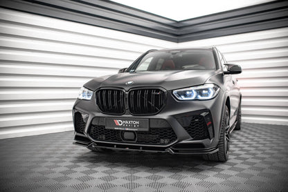 Frontlippe V.1 passend für BMW X5M F95 schwarz Hochglanz