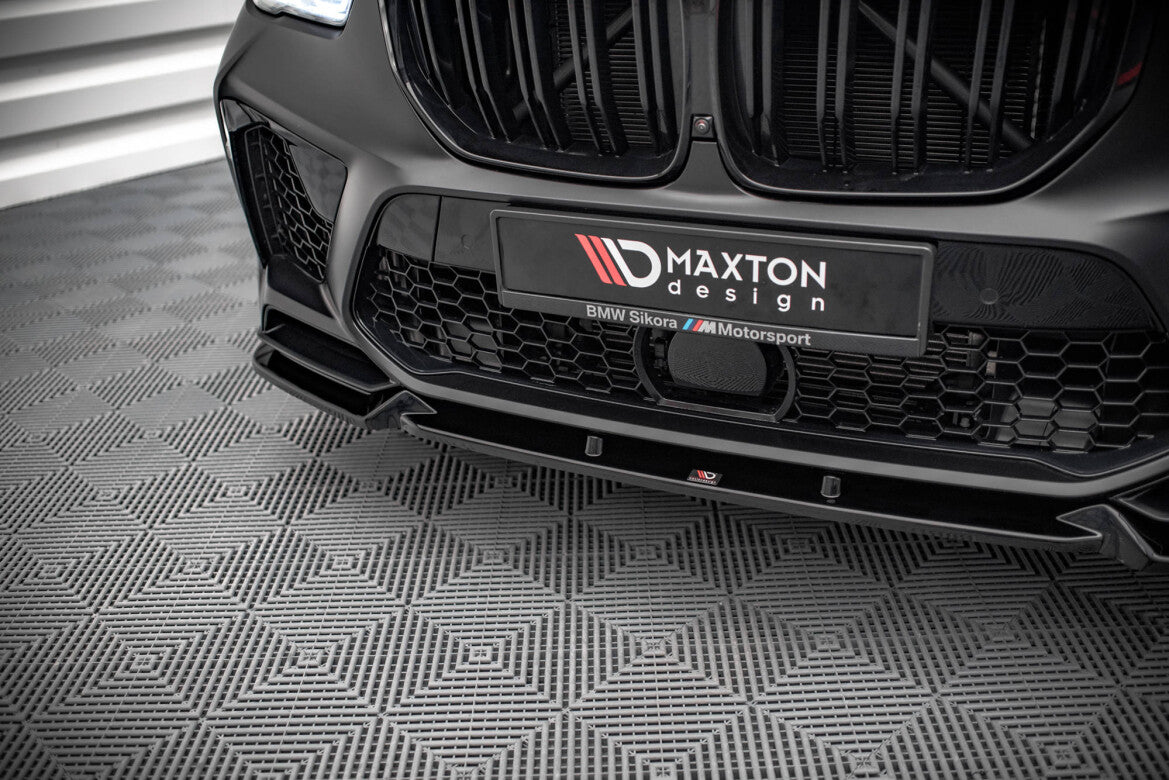 Frontlippe V.1 passend für BMW X5M F95 schwarz Hochglanz