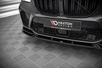 Frontlippe V.1 passend für BMW X5M F95 schwarz Hochglanz