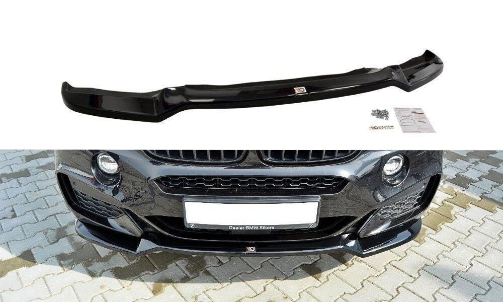 Frontlippe V.1 passend für BMW X6 F16 M Paket schwarz Hochglanz