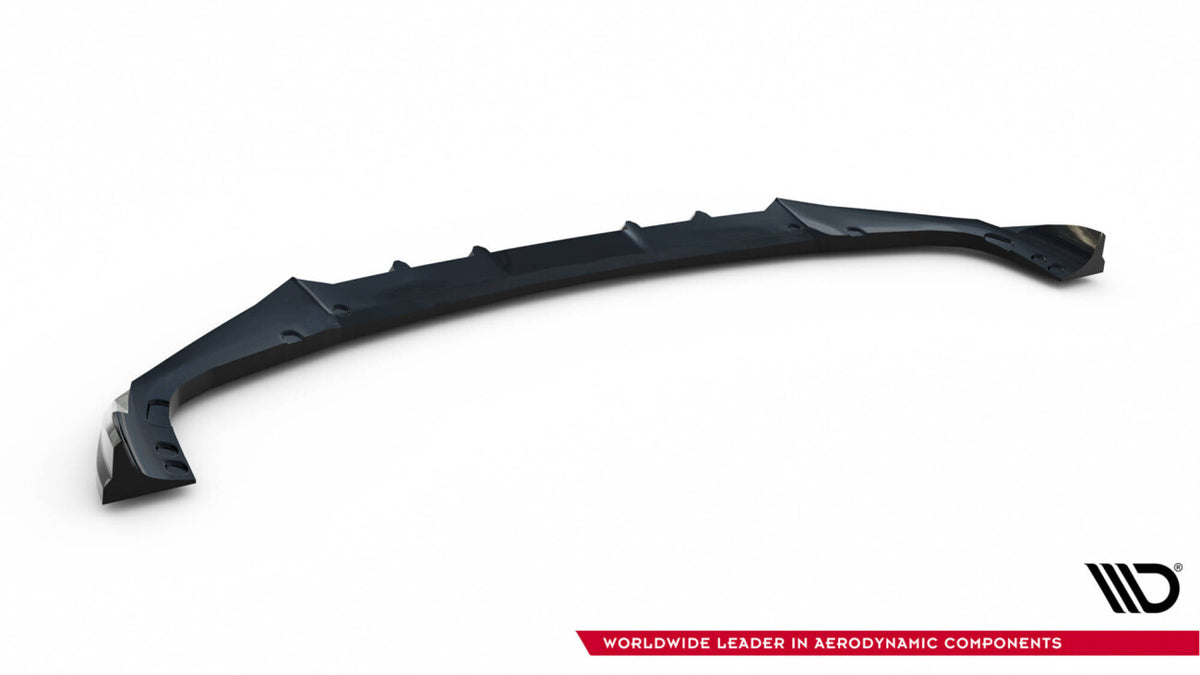 Frontlippe V.1 passend für BMW X6 M F96 FL schwarz Hochglanz