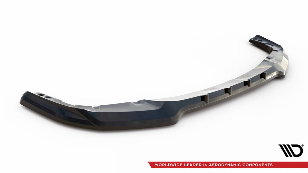 Frontlippe V.1 passend für BMW X6 M F96 schwarz Hochglanz