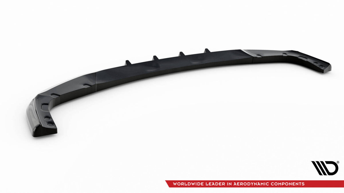 Frontlippe V.1 passend für BMW X6 M F96 schwarz Hochglanz