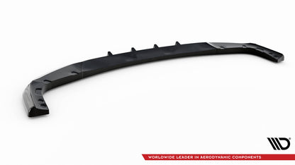 Frontlippe V.1 passend für BMW X6 M F96 schwarz Hochglanz