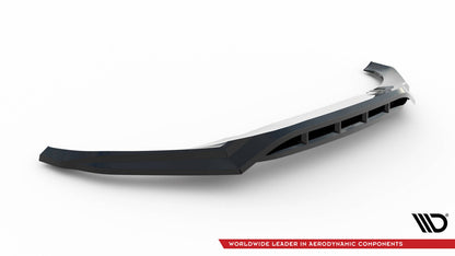 Frontlippe V.1 passend für BMW X6 M-Paket G06 FL schwarz Hochglanz