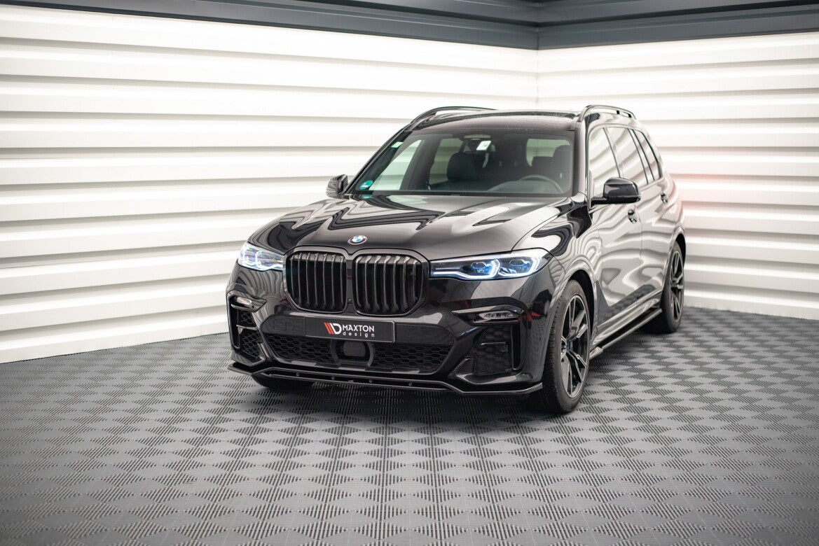 Frontlippe V.1 passend für BMW X7 M-Paket G07 schwarz Hochglanz