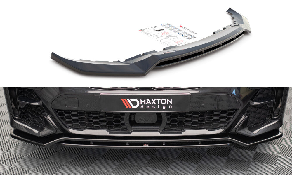 Frontlippe V.1 passend für BMW X7 M-Paket G07 schwarz Hochglanz