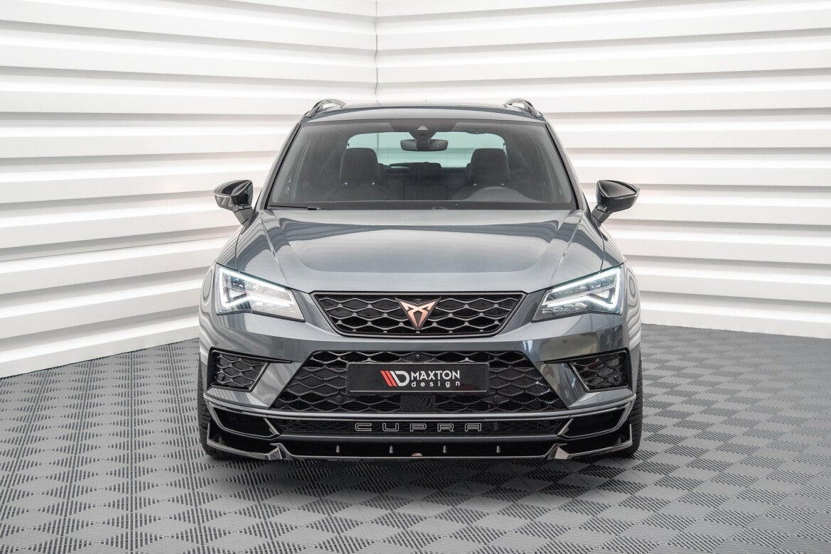 Frontlippe V.1 passend für CUPRA Ateca Mk1 schwarz Hochglanz