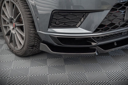 Frontlippe V.1 passend für CUPRA Ateca Mk1 schwarz Hochglanz