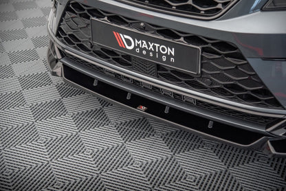 Frontlippe V.1 passend für CUPRA Ateca Mk1 schwarz Hochglanz