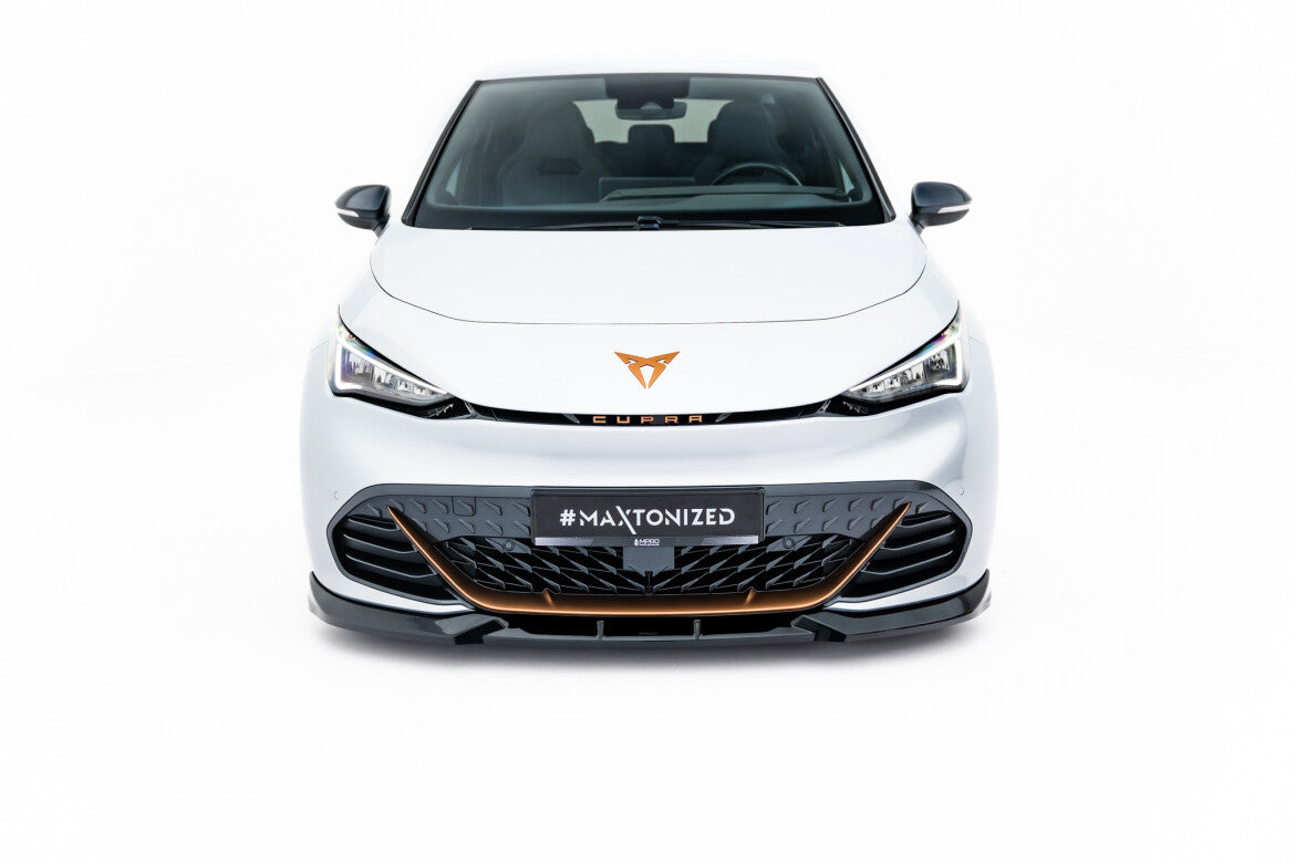 Frontlippe V.1 passend für CUPRA Born Mk1 schwarz Hochglanz