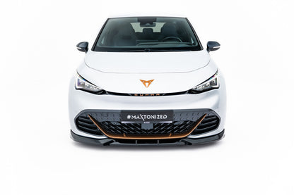 Frontlippe V.1 passend für CUPRA Born Mk1 schwarz Hochglanz