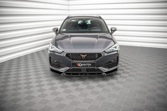 Frontlippe V.1 passend für CUPRA Leon Mk1 schwarz Hochglanz