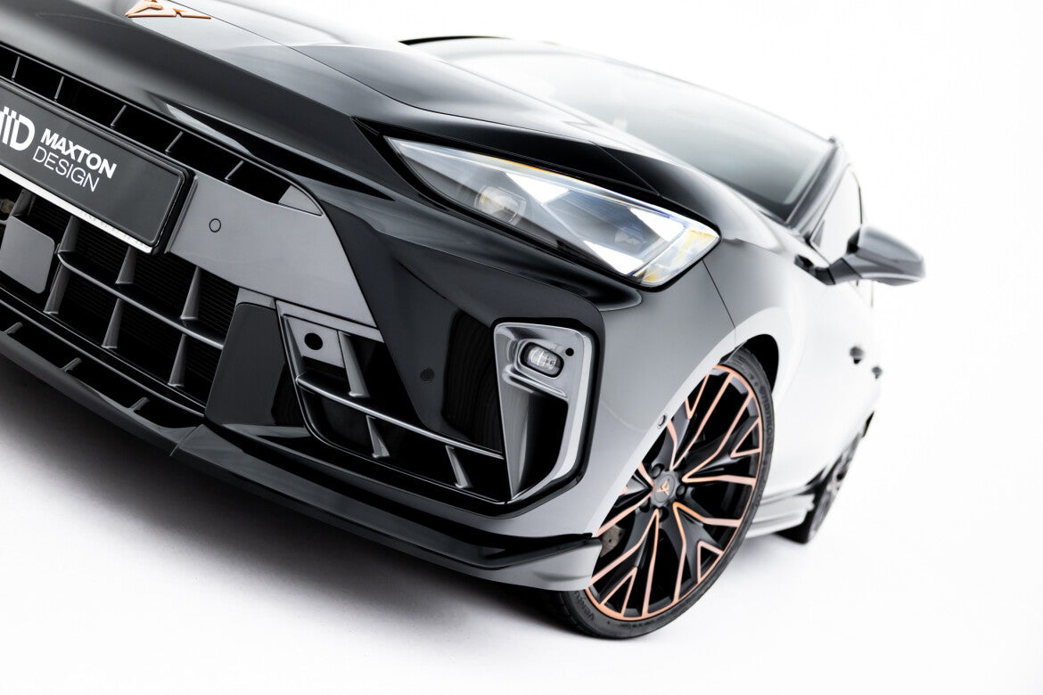 Frontlippe V.1 passend für CUPRA Leon ST / Hatchback Mk1 FL schwarz Hochglanz