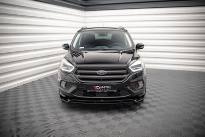 Frontlippe V.1 passend für Ford Escape ST-Line Mk3 schwarz Hochglanz
