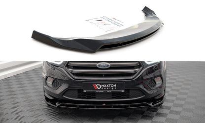 Frontlippe V.1 passend für Ford Escape ST-Line Mk3 schwarz Hochglanz