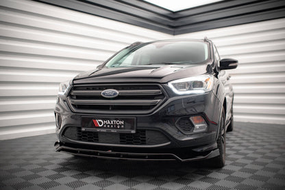Frontlippe V.1 passend für Ford Escape ST-Line Mk3 schwarz Hochglanz