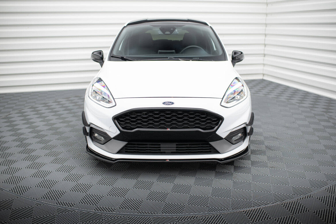 Frontlippe V.1 passend für Ford Fiesta Mk8 ST / ST-Line schwarz Hochglanz