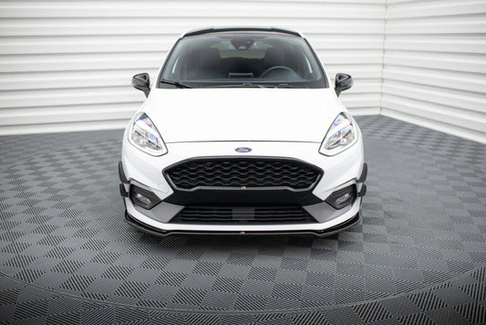 Frontlippe V.1 passend für Ford Fiesta Mk8 ST / ST-Line schwarz Hochglanz