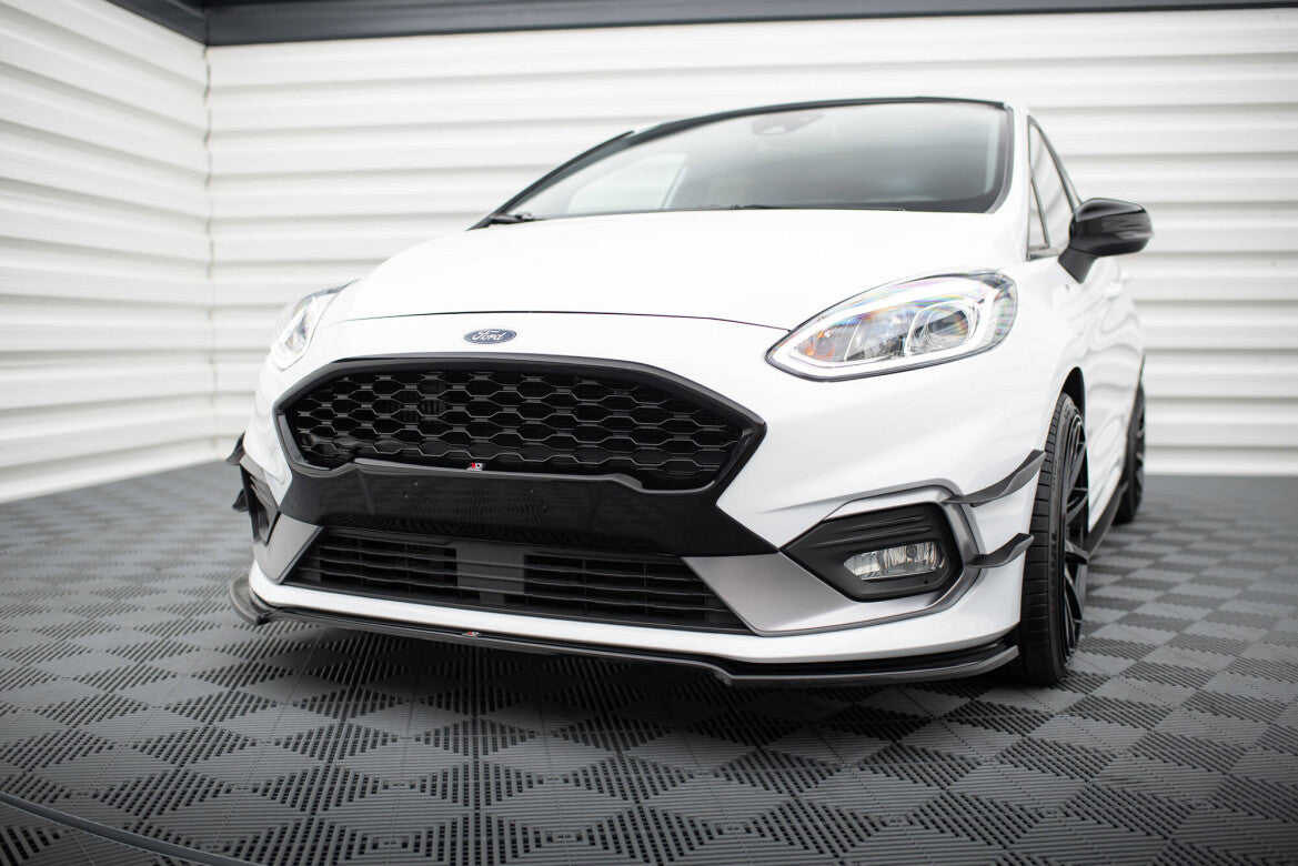 Frontlippe V.1 passend für Ford Fiesta Mk8 ST / ST-Line schwarz Hochglanz