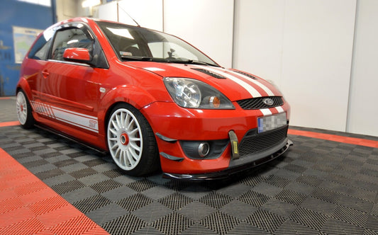 Frontlippe V.1 passend für Ford Fiesta ST Mk6 schwarz Hochglanz