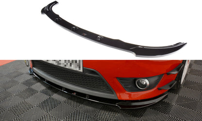 Frontlippe V.1 passend für Ford Fiesta ST Mk6 schwarz Hochglanz