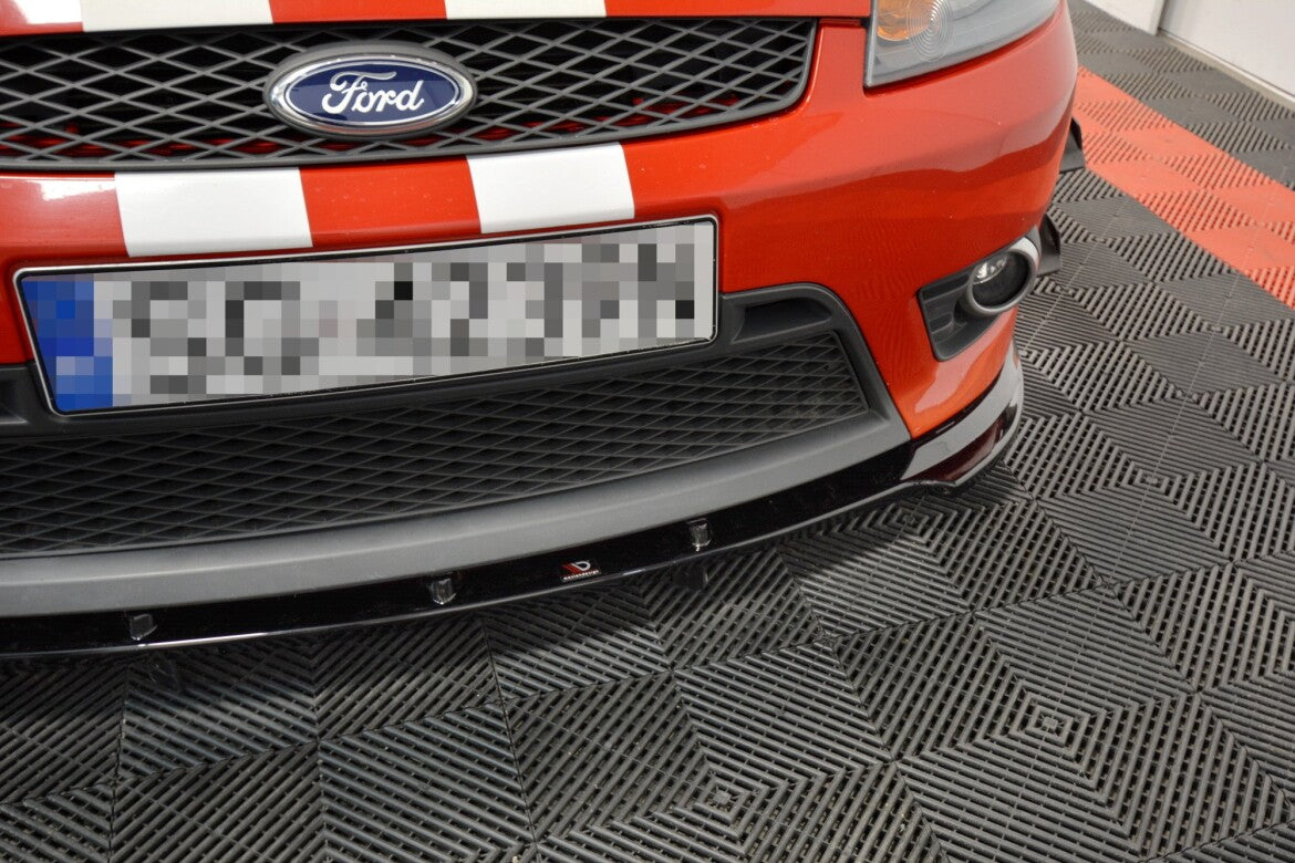 Frontlippe V.1 passend für Ford Fiesta ST Mk6 schwarz Hochglanz