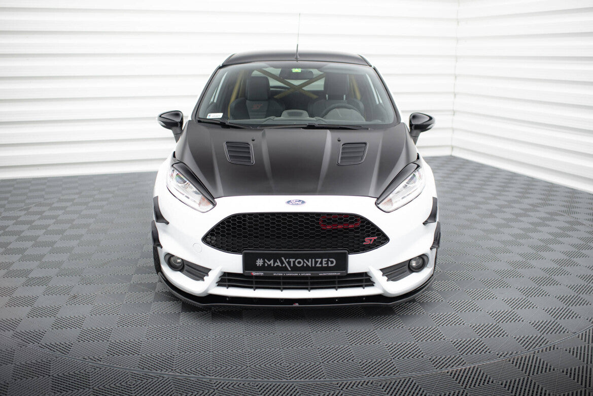 Frontlippe V.1 passend für Ford Fiesta ST Mk7 FL schwarz Hochglanz