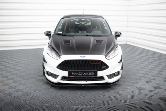 Frontlippe V.1 passend für Ford Fiesta ST Mk7 FL schwarz Hochglanz