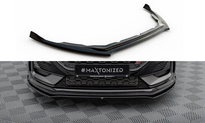Frontlippe V.1 passend für Ford Fiesta ST / ST-line Mk8 FL schwarz Hochglanz