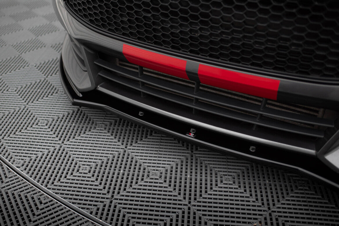 Frontlippe V.1 passend für Ford Focus ST Mk3 FL schwarz Hochglanz