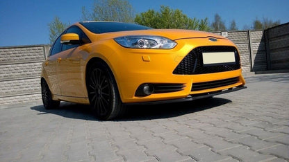 Frontlippe V.1 passend für Ford Focus ST Mk3 schwarz Hochglanz